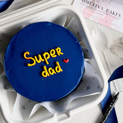 Бенто торт «Super DAD» для папы и мужа