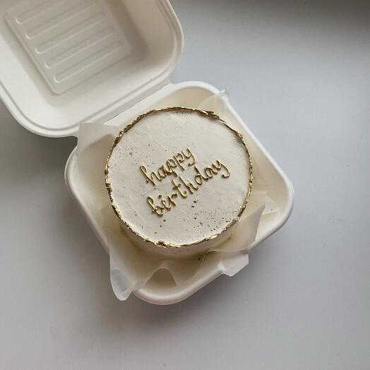 Bento cake gold