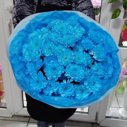 Моно Букет из хризантемы