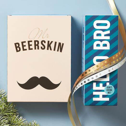 Hello bro Gift Set - Tobacco Beer Shampoo+Face and Body Wash