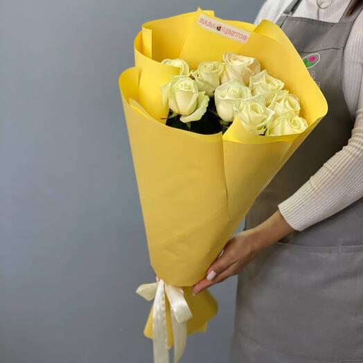 Rosas blancas 60 cm