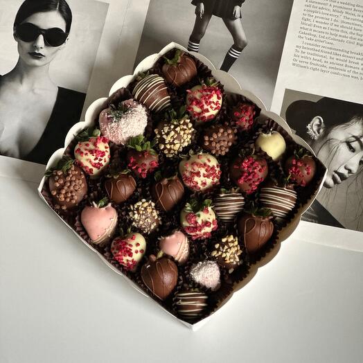 Fresa en chocolate Choco mix ( 26-30 bayas)