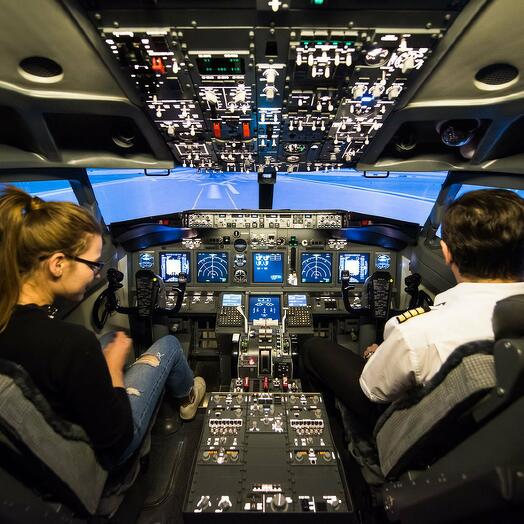 Полет на авиасимуляторе Boeing 737 NG (60 минут)