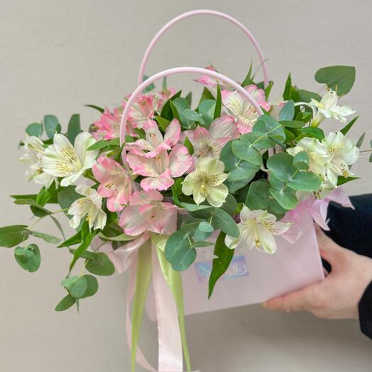 Alstroemeria in the handbag