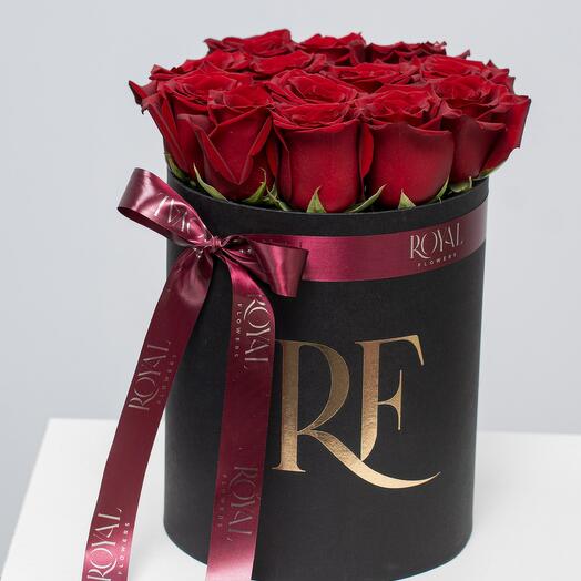 A box of 13 roses