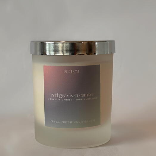 Earl Grey and Cucumber candle