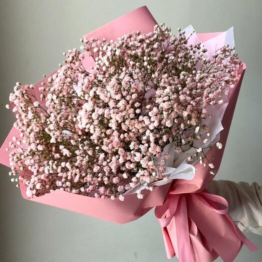 Bouquet of gypsophila