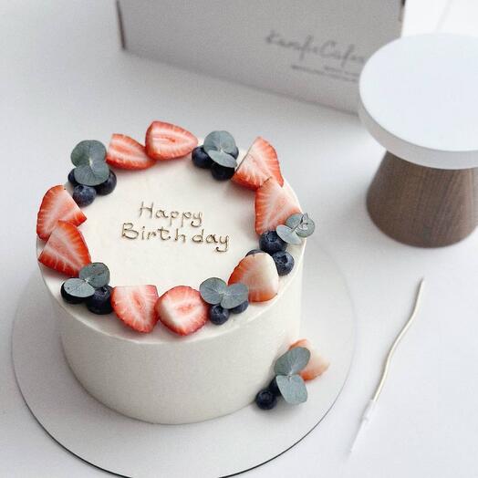 Торт ягоды happy birthday