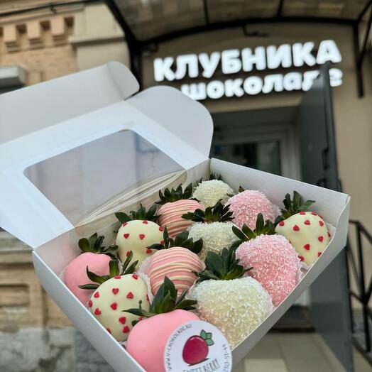 Клубника в шоколаде Шоколадный Экспресс / 12 ягод