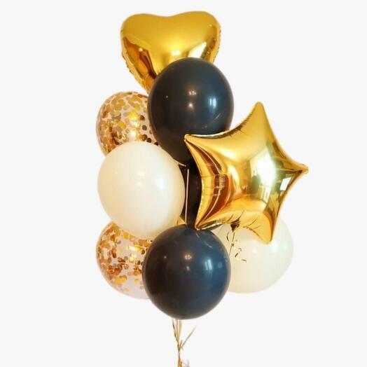 Сет черно-золотой