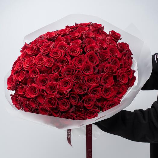 Букет из 101 голландской розы