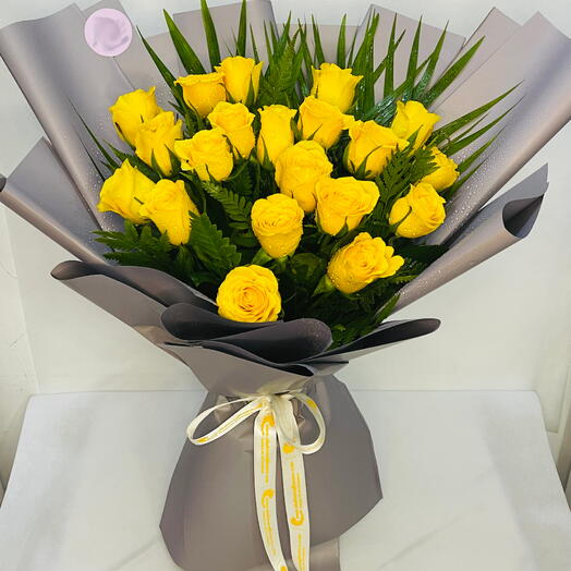 Yellow Crush - Radiant Yellow Roses