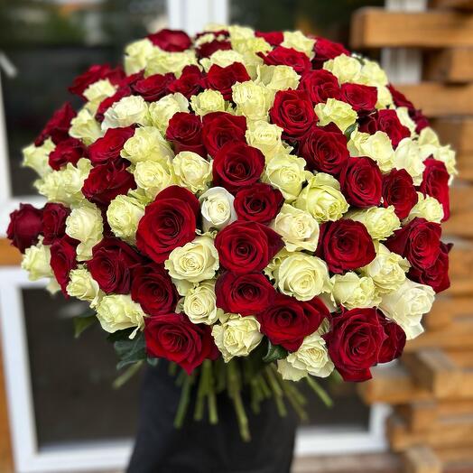101 Роза микс Премиум🌹