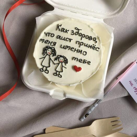 Бенто торт маме