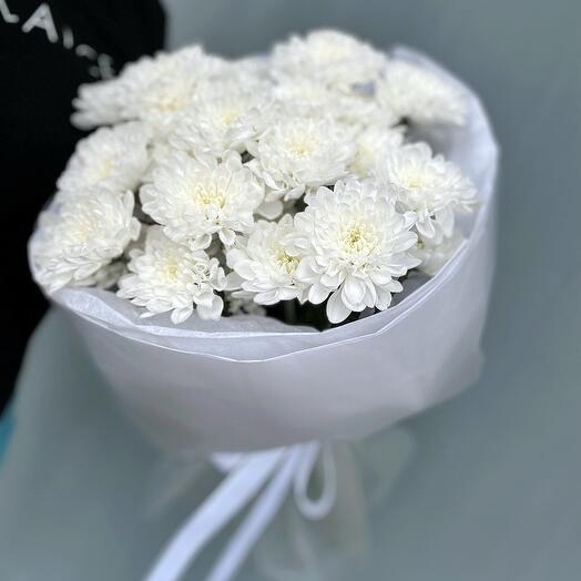 Белоснежное Облачко из пышных Хризантем ☁️🤍