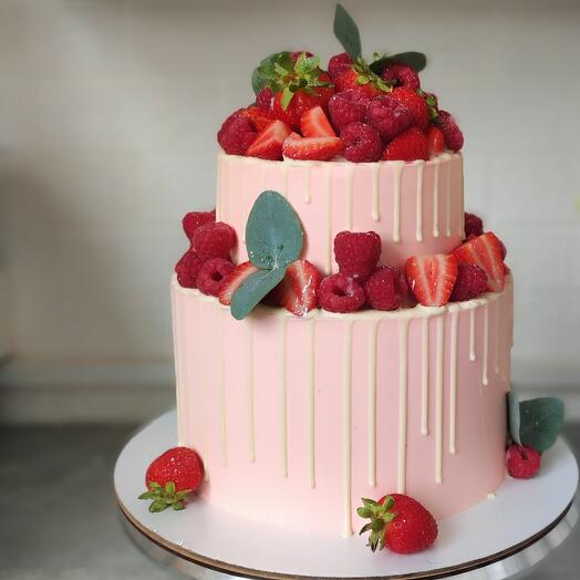 Wedding cake, price per 1 kg (without decor), filling, decor to choose from