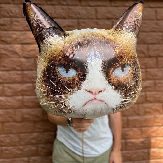 Figura de gato enojado 71 cm