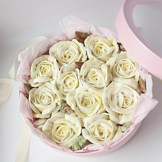 Marshmallow roses