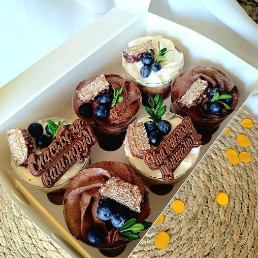 Набор ассорти учителю, 6 трайфлов