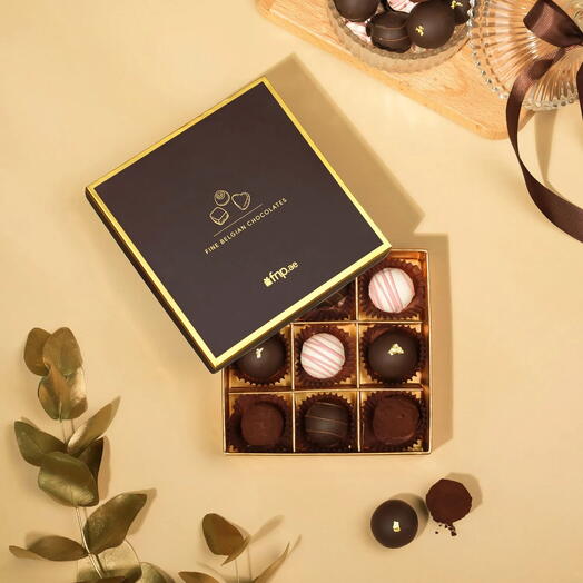 Truffle Temptation Chocolate Box Of 9