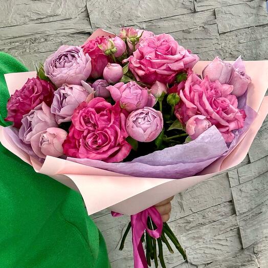Пионовидные розы - завораживающий букет 💞 Дофаминовый букет