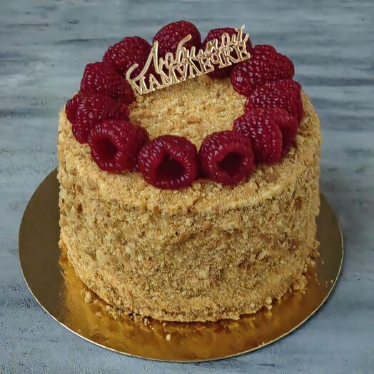 Торт медовик в подарок любимой мамулечке (мамуле, мамочке, маме)