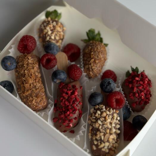 Клубника в шоколаде Сладкое настроение 🍓