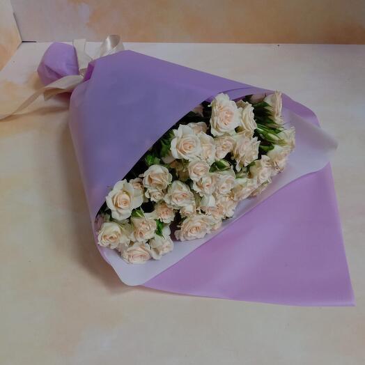 Rosa arbusto crema gracia