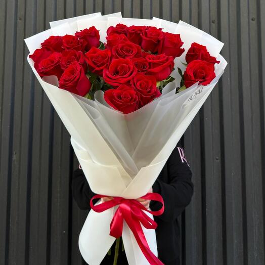 Букет из метровых 25 роз