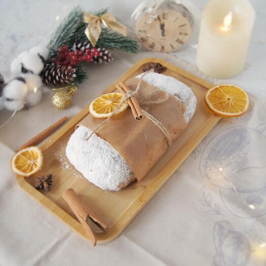 Творожный без дрожжевой штоллен