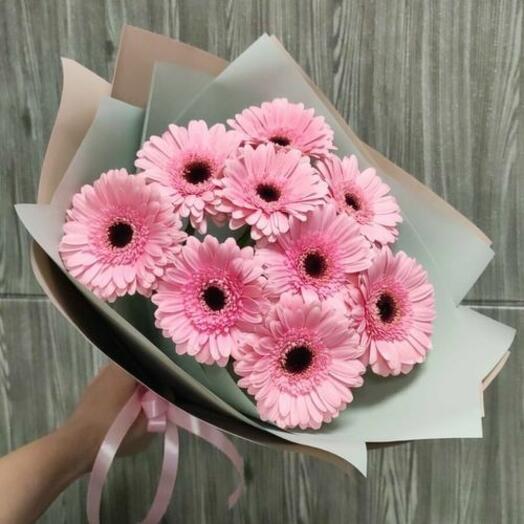 Pink mood  🌸🦋🍀 нежных гербер! больше живых Цветов и меньше обертки пустой =)