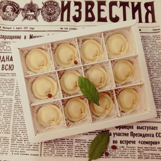 Набор шоколадных пельменей 12шт