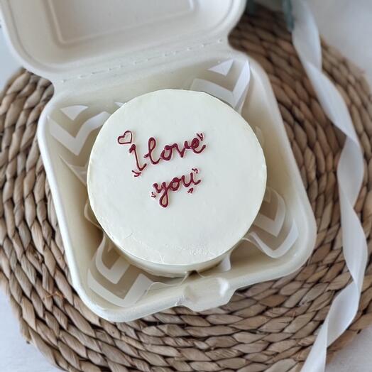 Бенто торт I love you