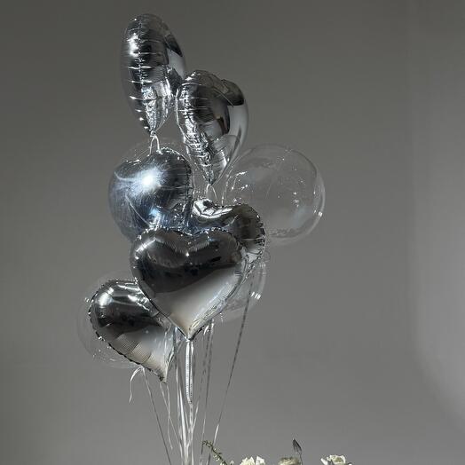 Glamour set 10 balloons