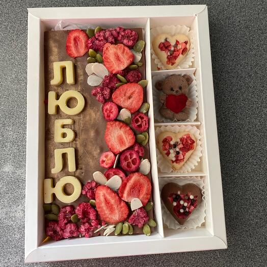 Set de chocolate "Love"