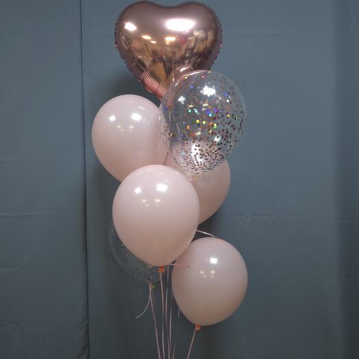 Фонтан розовое золото