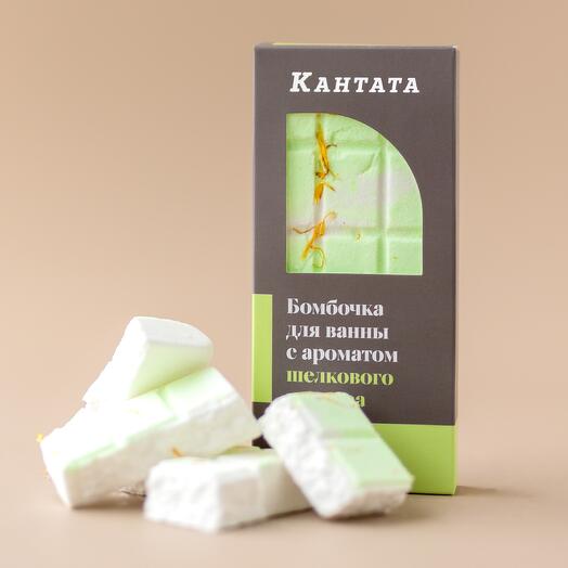 Бомбочка для ванны «Шелковый цитрус» Кантата