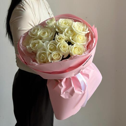 Букет "15 белых роз"