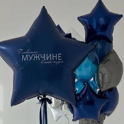 Мужской сет воздушных шаров