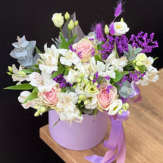 Букет  в коробке «Прованс»