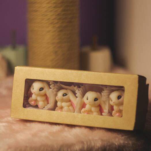 Аромасаше/wax melts зайчата
