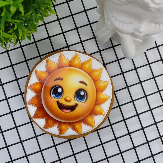 Пряник медово-имбирный "Солнышко"