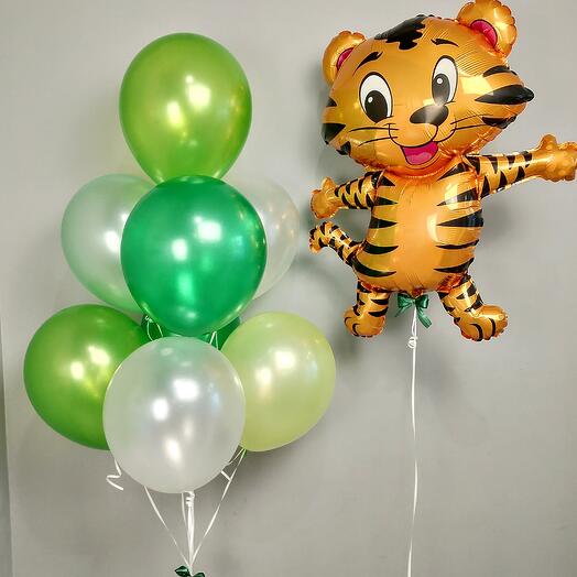 Tiger cub - a set of balls