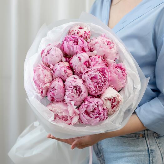 Пионы 15 штук Сибирис