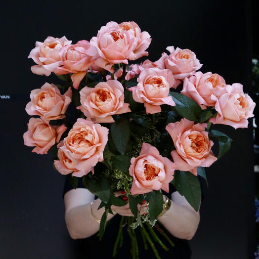Ramo de 21 Rosa Melocoton