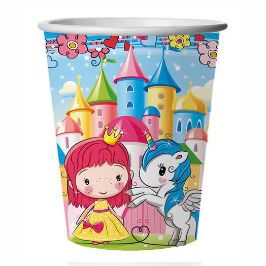 Стакан одноразовый волшебная страна 6шт