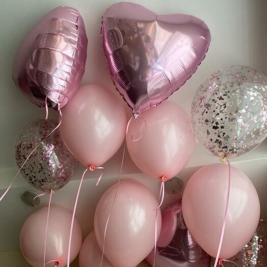 Для неё - Шары под потолок - Сердечное Очарование