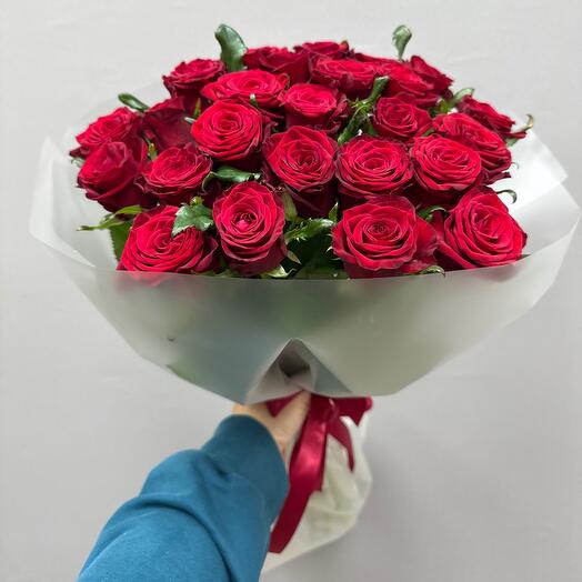 Бордовая сибирская роза 🌹 Любовь