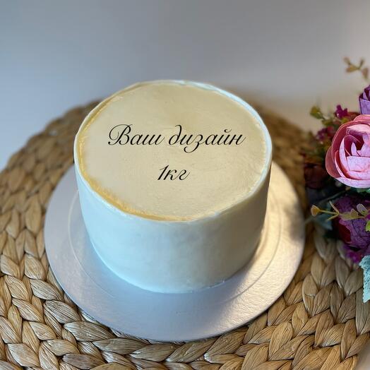 Бенто торт L 1000гр ВАШ ДИЗАЙН  ВАША НАДПИСЬ + Тушь от Vivienne Sabo в подарок