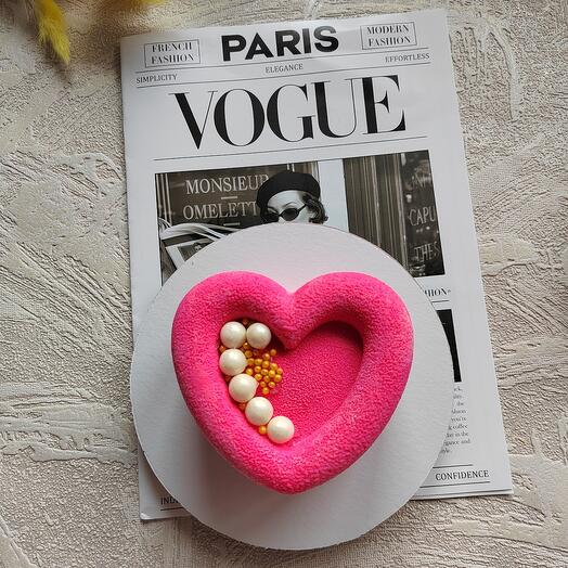 Муссовый бенто торт"Клубничная Фрутелла"